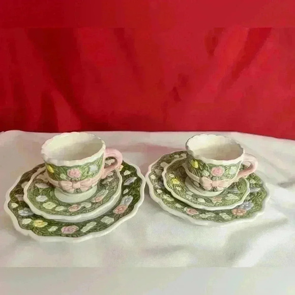 Vtg,(1993)  Alton Country Cottage Bears Tea Set - Picture 3 of 5